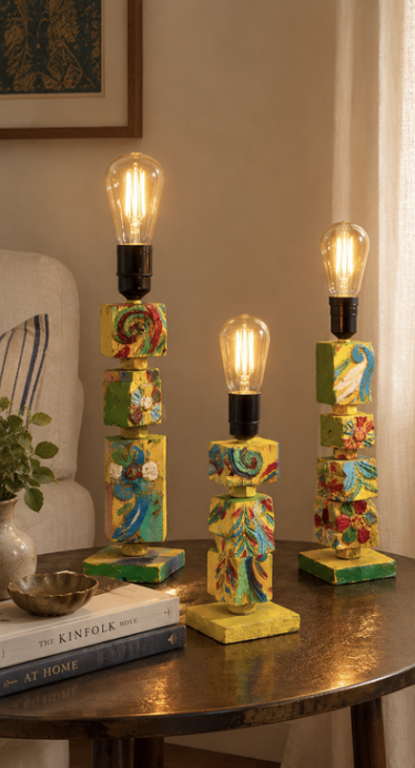 Lamp with Squares (Medium) — view 2