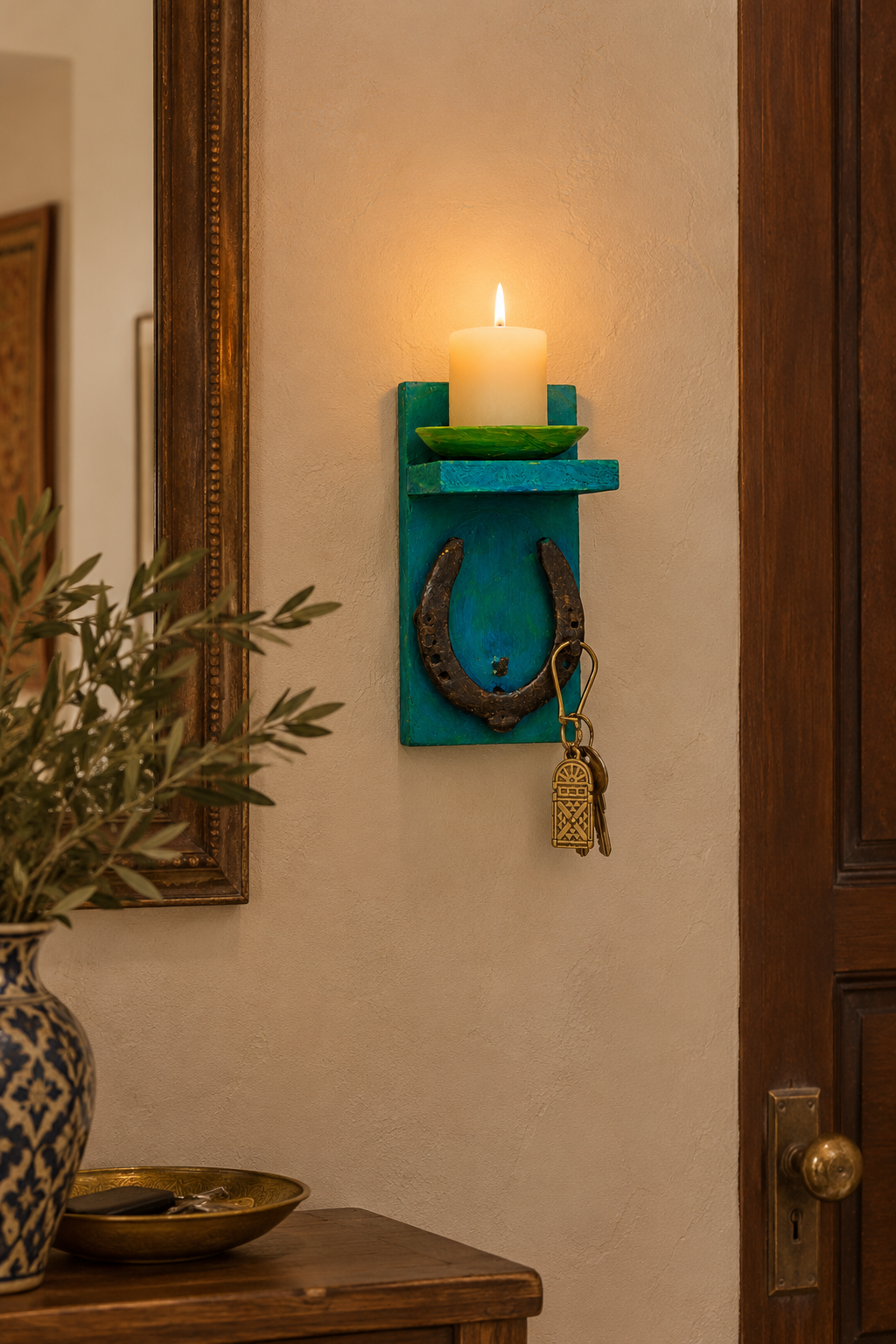 Horse Shoe Key Holder — view 3
